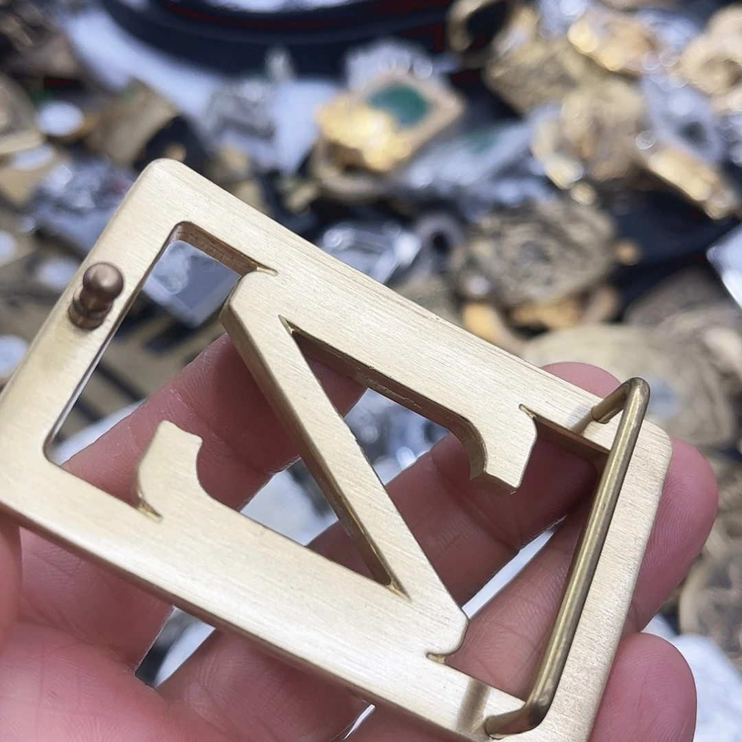 实心铜腰带扣一件扣眼蛇4.0