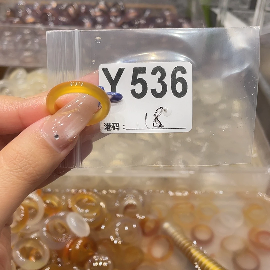 玛瑙/玉髓未镶嵌戒指536