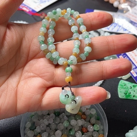 未镶嵌手串翡翠天然翡翠