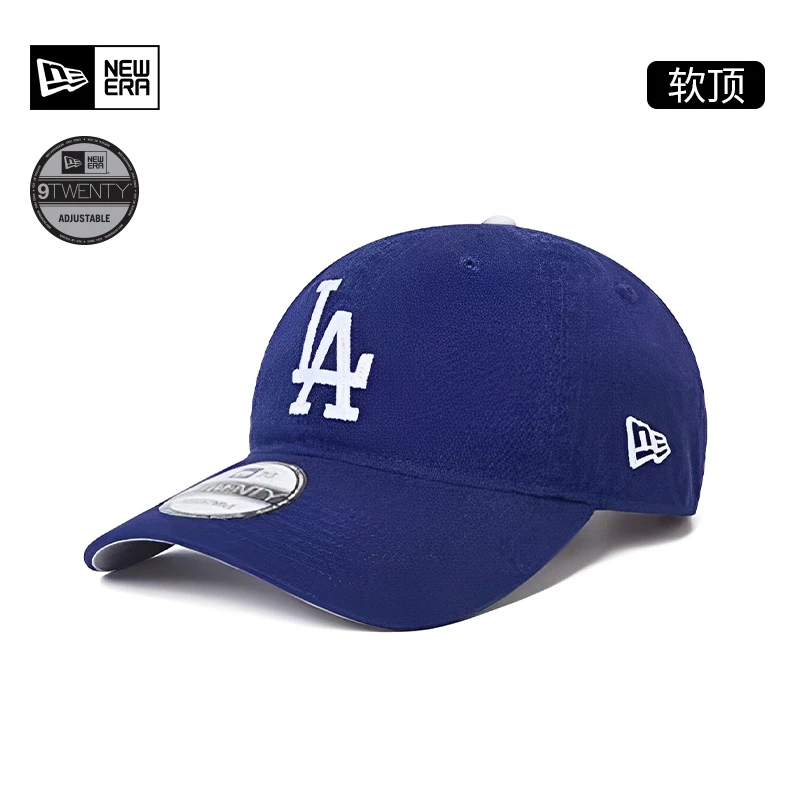 NEW ERA纽亦华春夏棒球帽子MLB情侣复古软顶运动NY刺绣遮阳鸭舌帽