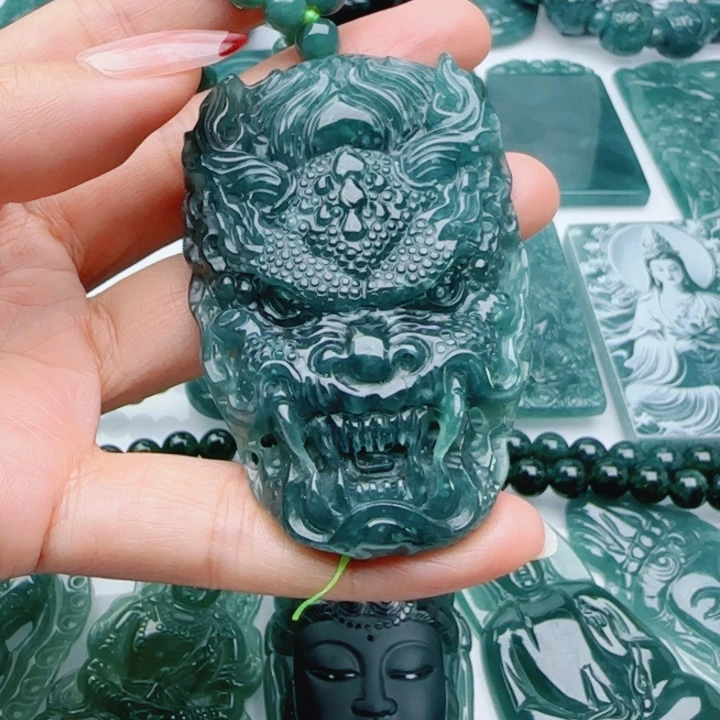 ꧔****翡翠未镶嵌颈饰多样性发货天然A货翡翠