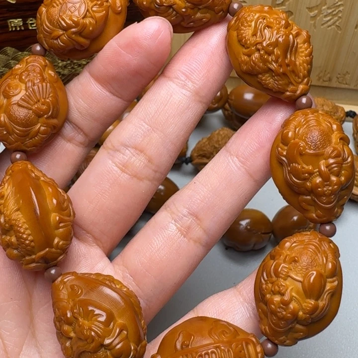 手串/手链橄榄核九龙财神
