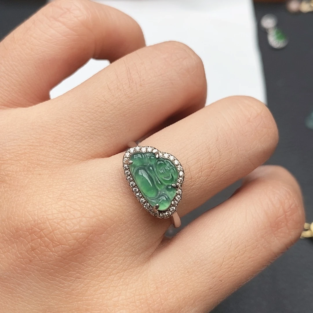 翡翠银S925镶嵌颈饰