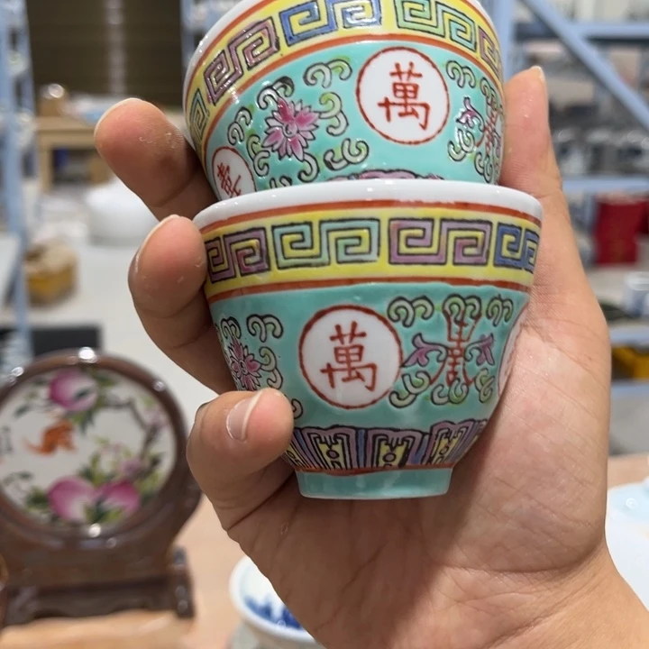 摆件摆件手绘瓷器全部处理了