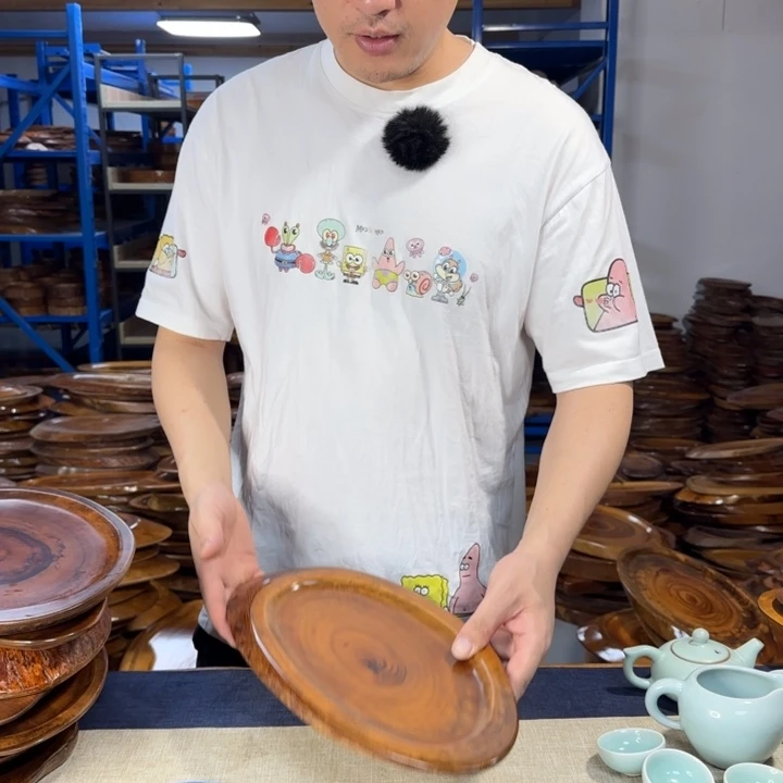 香樟木茶盘实木38*17.5