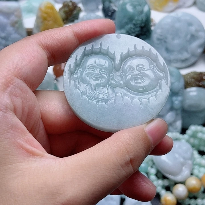 吊坠(不含链)未镶嵌翡翠1