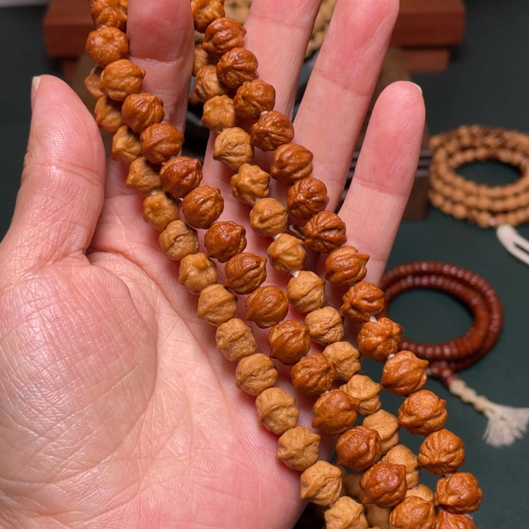 柏香籽/百香籽吊坠白芽横打手持