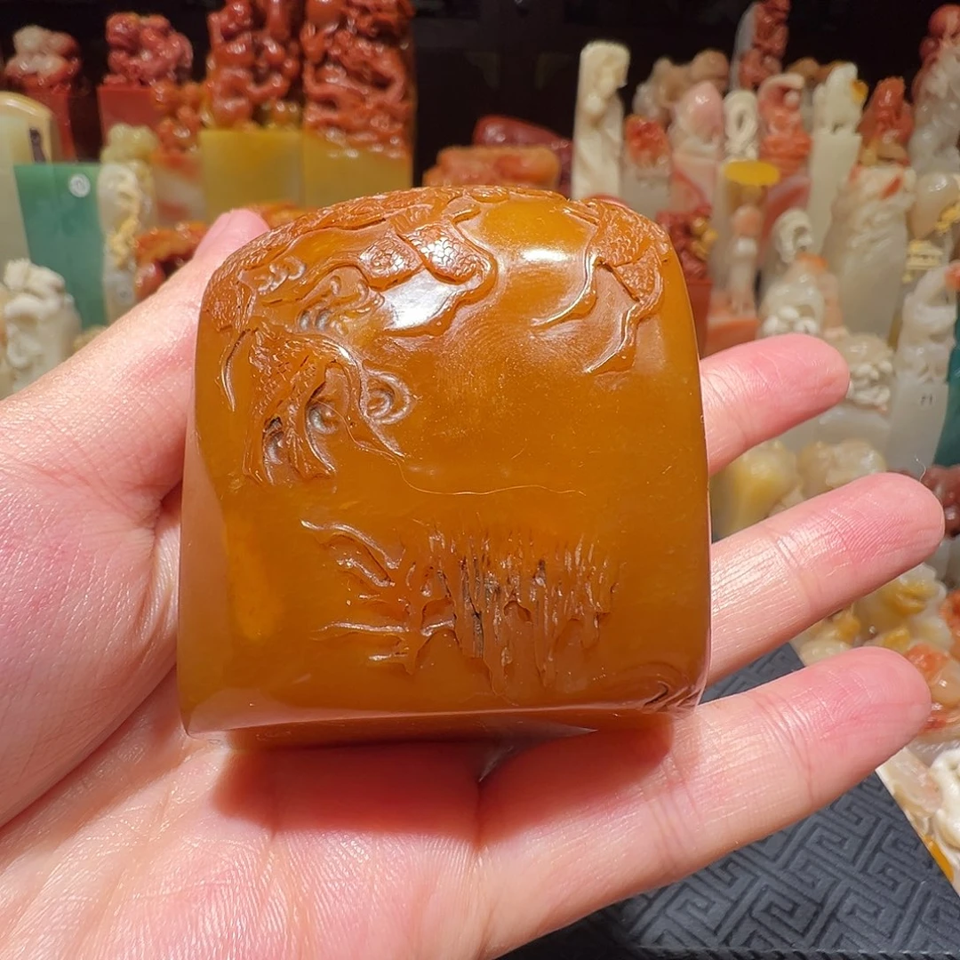 寿山石寿山石批发结晶黄