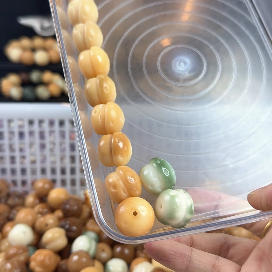 菩提根/象牙果手串茹*宝瑕疵蘑菇10+2