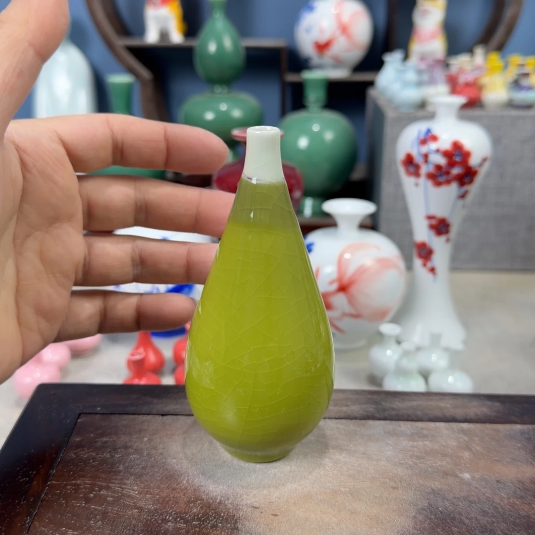 陶瓷手工小花器摆件