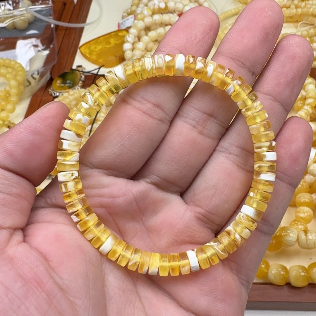 手链琥珀未镶嵌蜜蜡手串