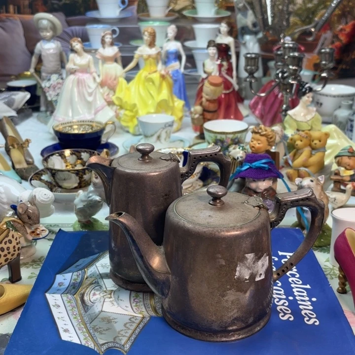 瓷片欧洲中古瓷器（镀银）