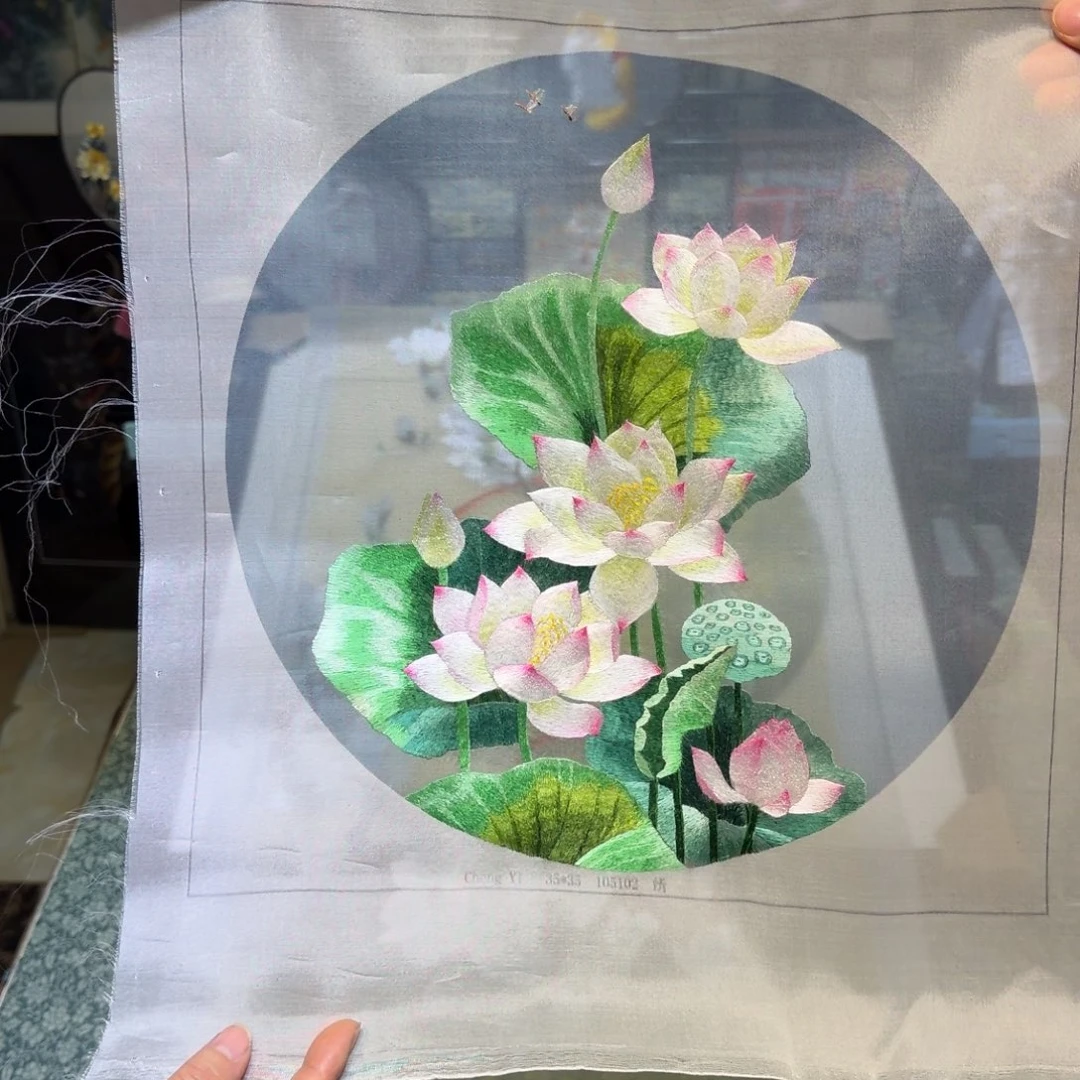 刺绣手工苏绣工艺单面绣片