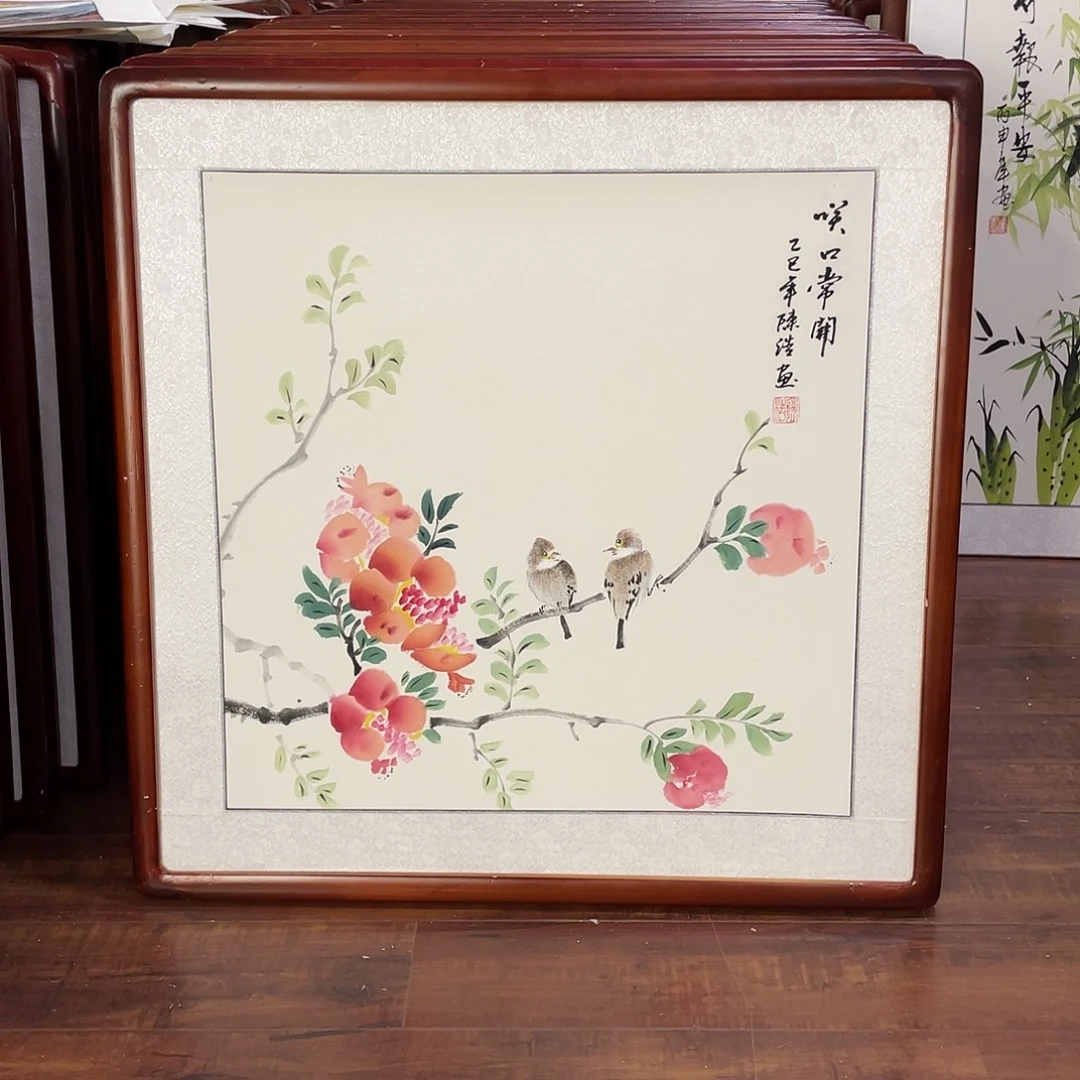 国画带框尺寸63*63厘米