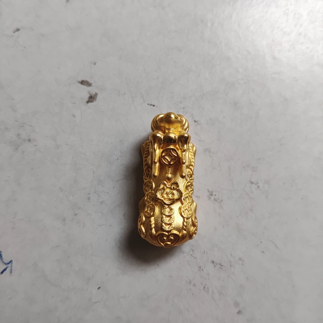 金元宝足金999貔貅珠子首饰