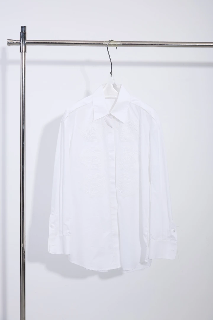 HTT小众设计感原创百搭纯色休闲衬衫上衣5115317