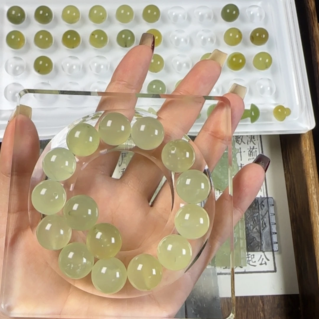 ***ㅤ蛇纹石玉合金颈饰