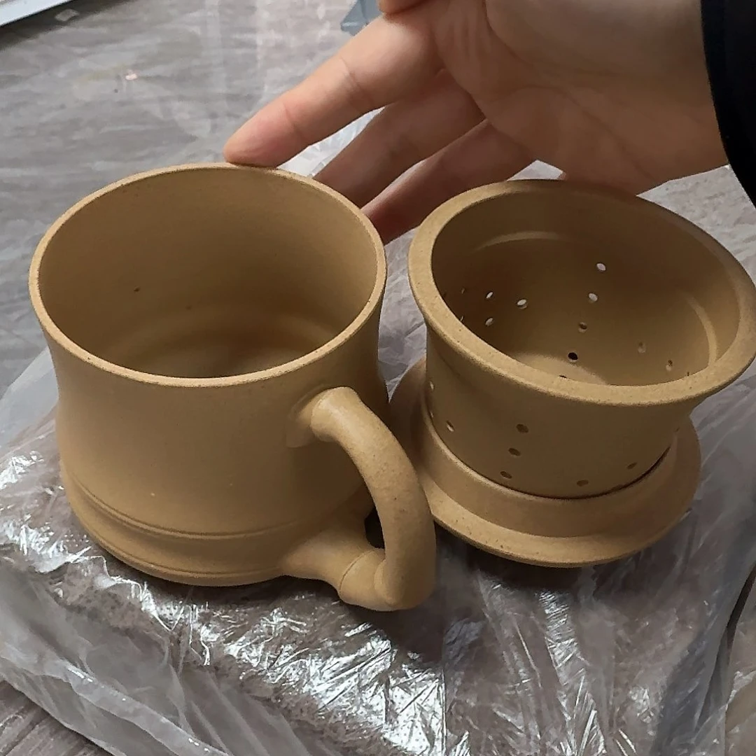 紫砂茶壶黄龙山原矿黄金段350