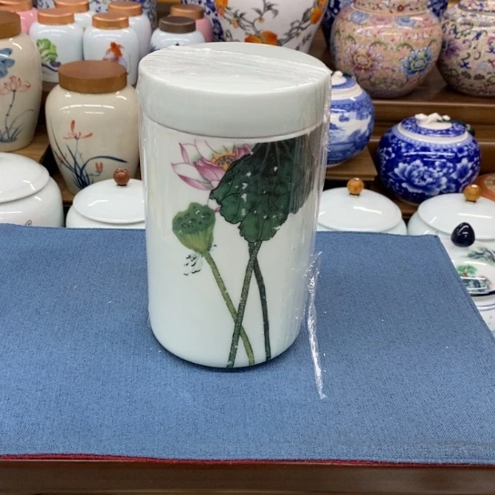 瓷片陶瓷茶叶罐密封罐