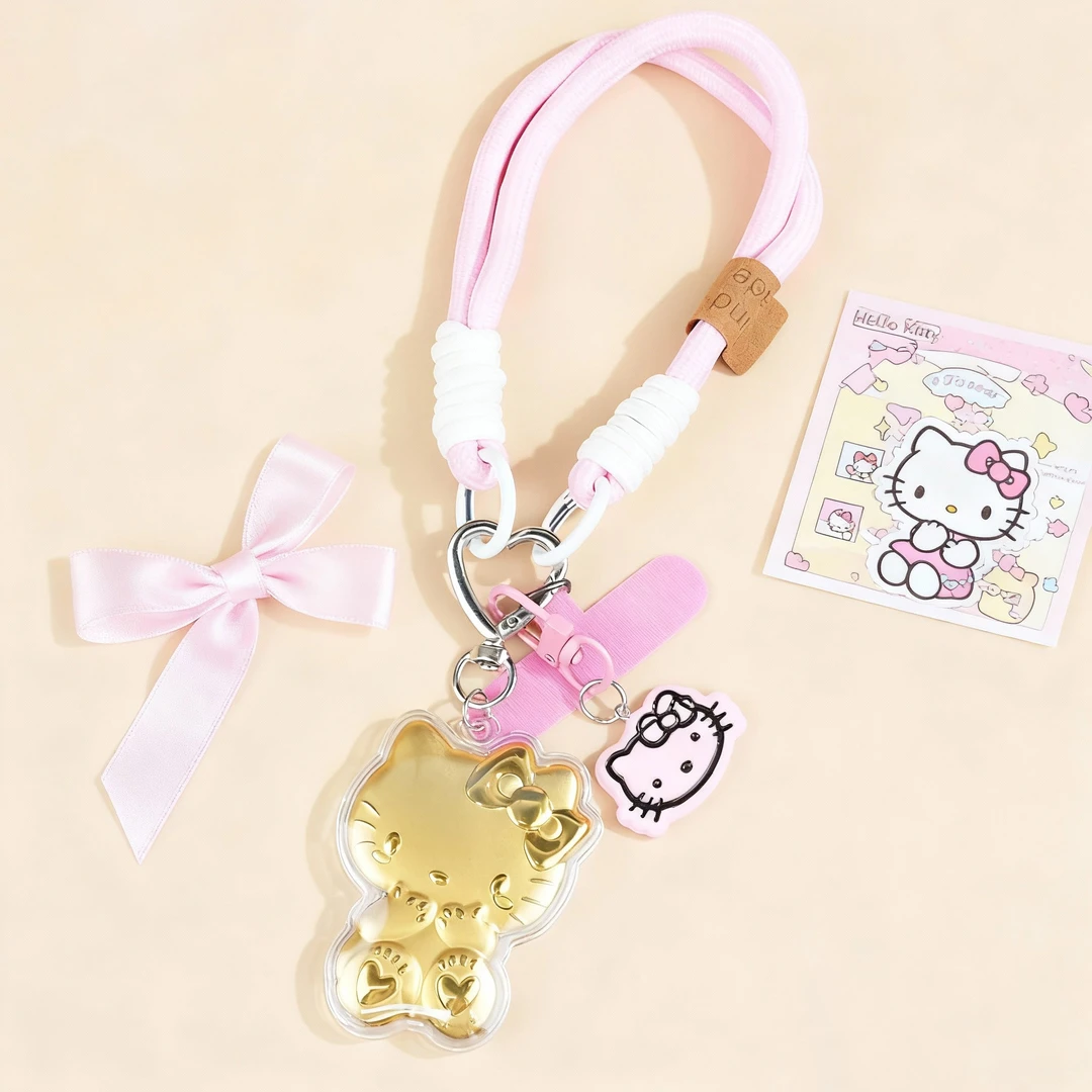 Hellokitty-粉色钥匙扣/手机挂