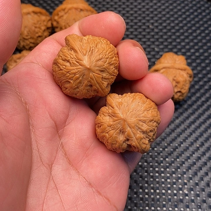 景***0文玩核桃把件铁锤36尺