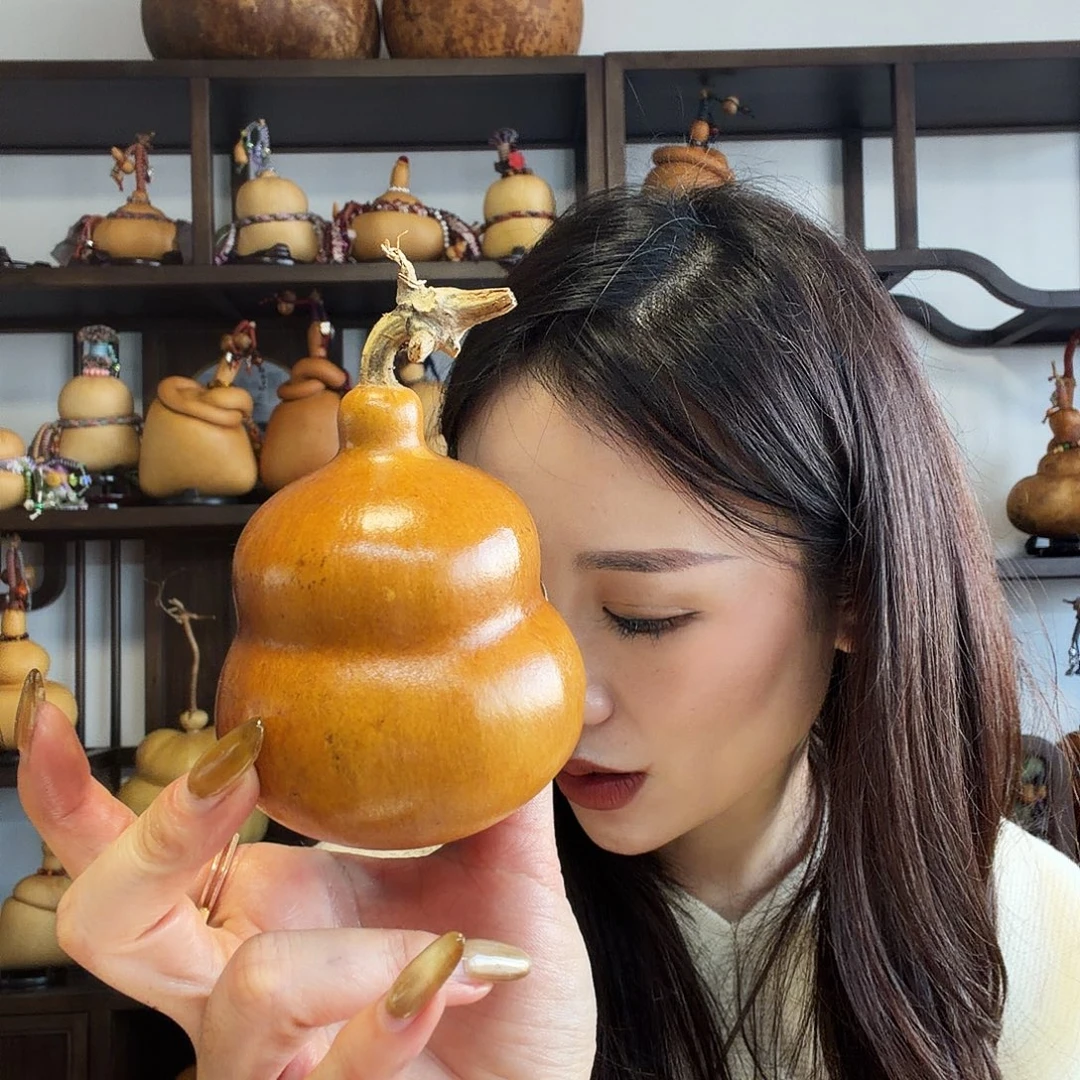 南***子微瑕老皮宫廷八宝葫芦