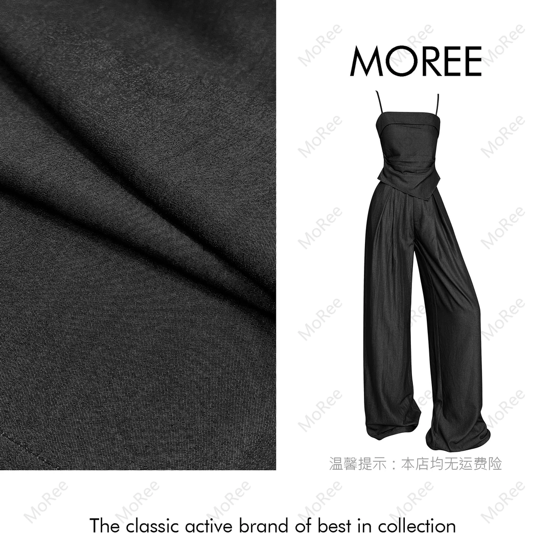 【MOREE】père a bloqué小众设计感裤套装-F8258