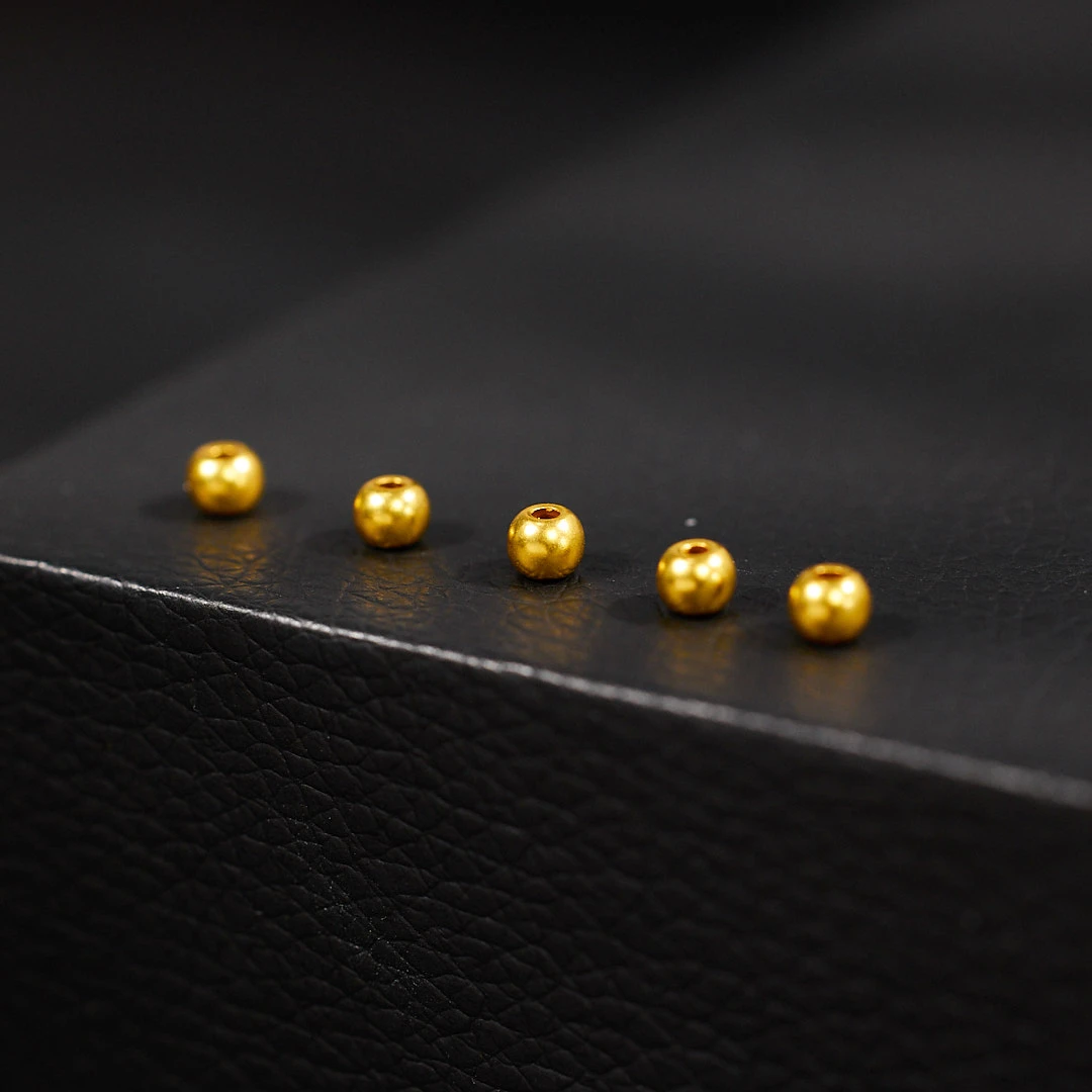 【生日专享】足金古法珠（卡3-4）（多样性发一）XB-J3630