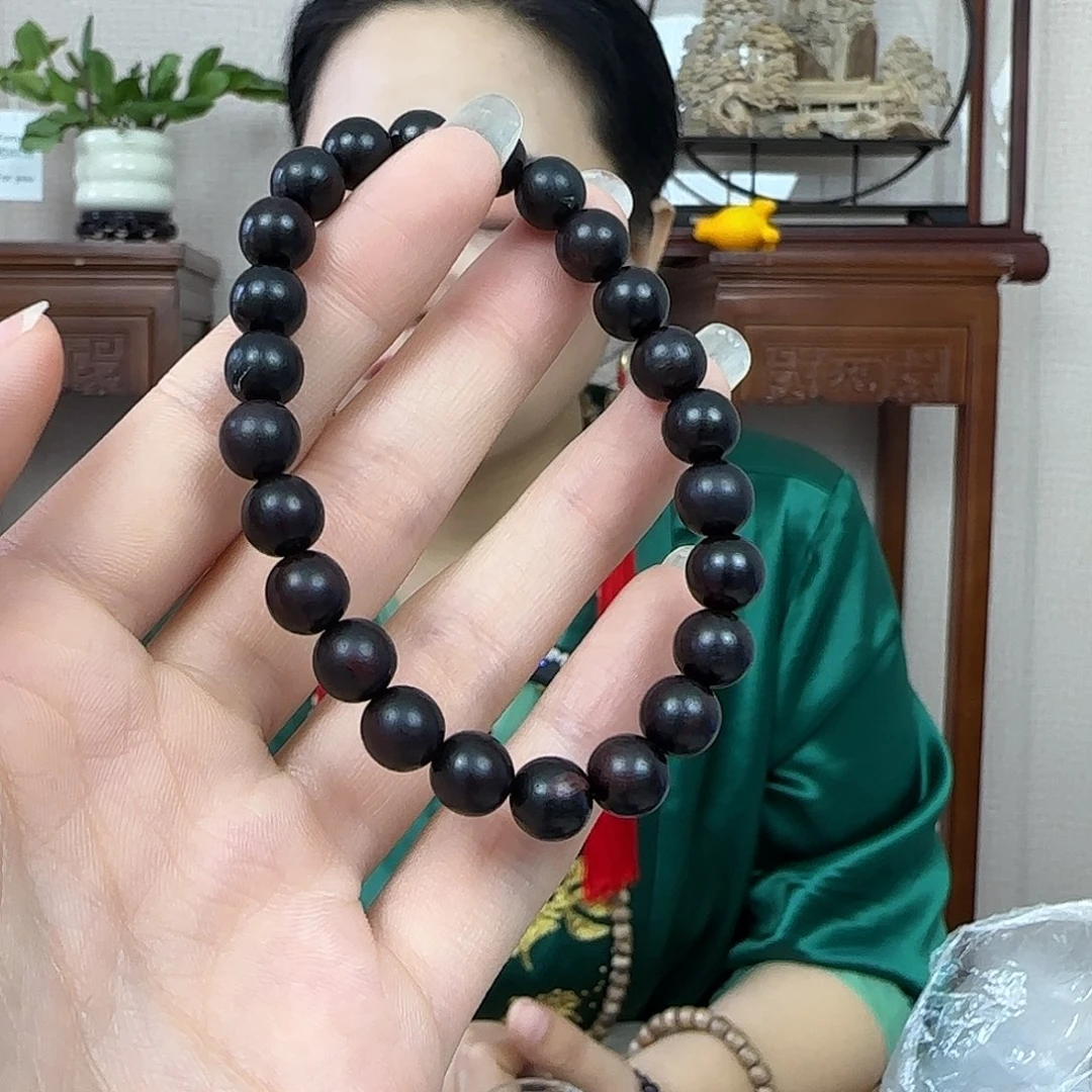 沉香手串0.7降真香圆珠单圈