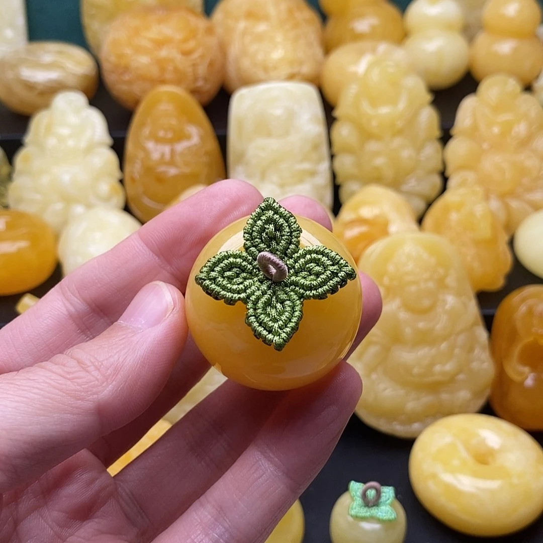 琥珀颈饰未镶嵌琥珀蜜蜡吊坠