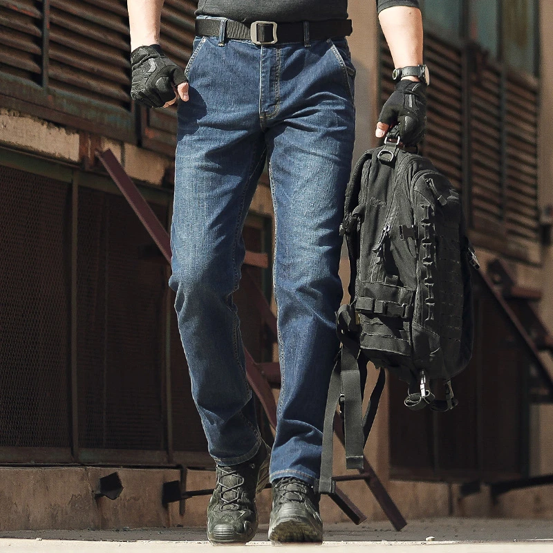 【龙牙】六代隐锋者CORDURA战术通勤牛仔裤修身/直筒加强版牛仔男裤