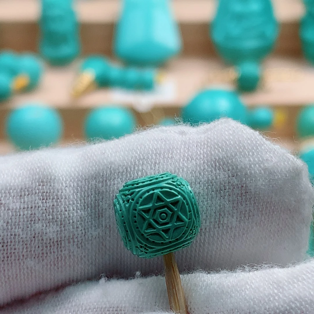 绿松石未镶嵌六方