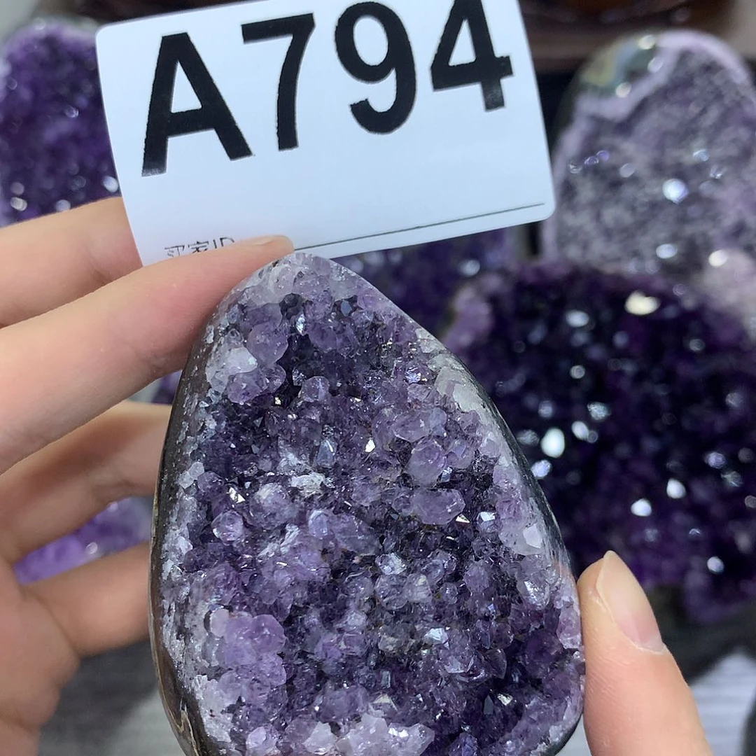 紫晶珠宝半成品未镶嵌794