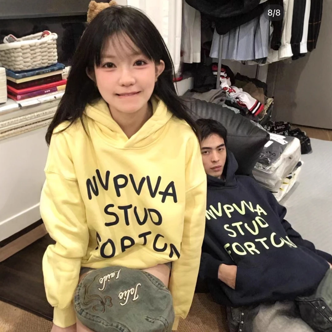 多款高质量情侣装卫衣春秋冬款新款网红小众潮牌超火不一样连帽
