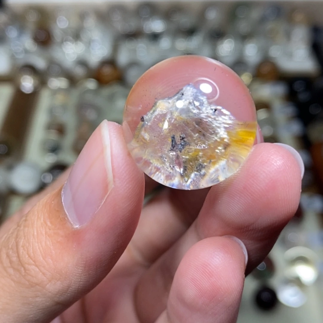 水晶珠宝半成品未镶嵌22m