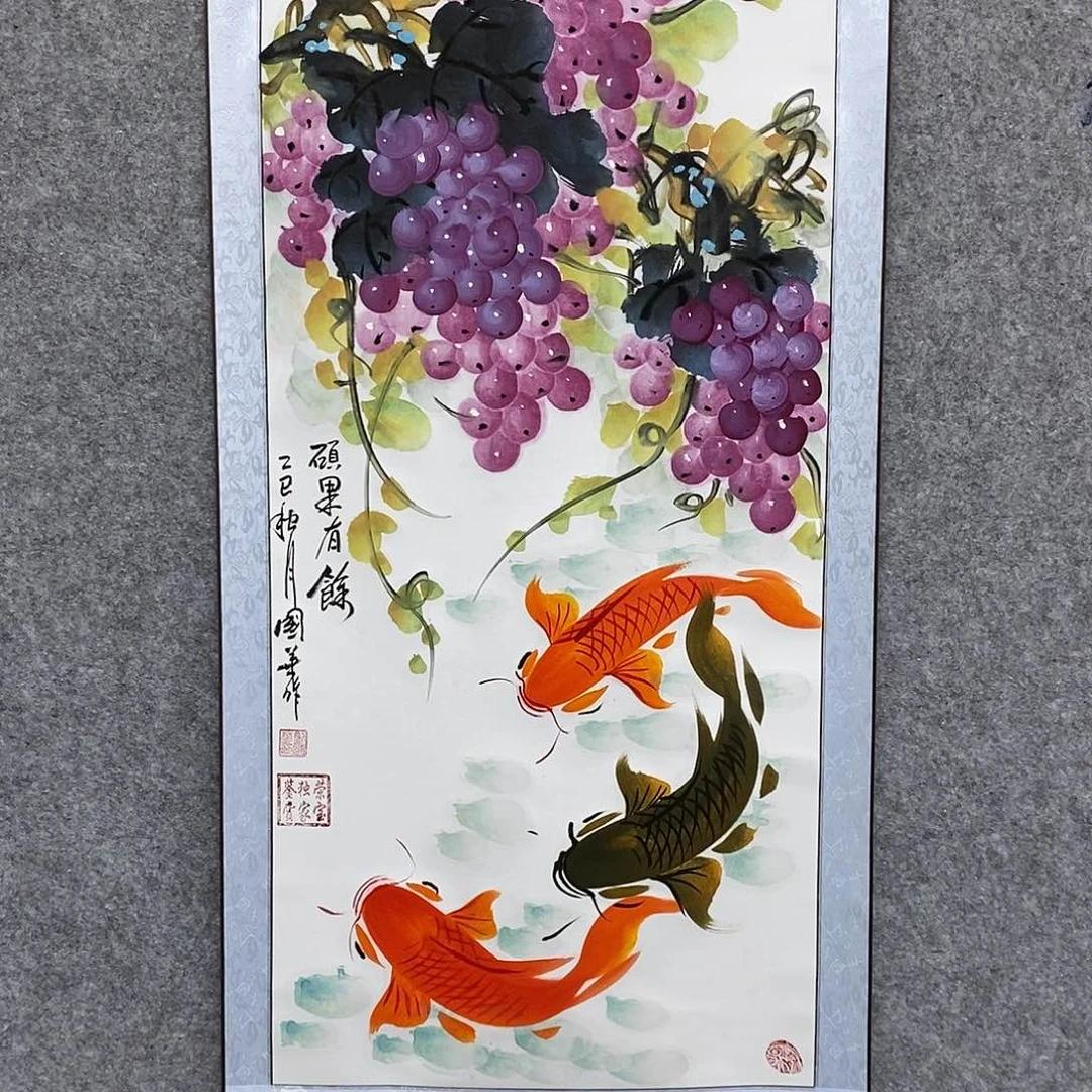 国画刘国华手绘作品1111