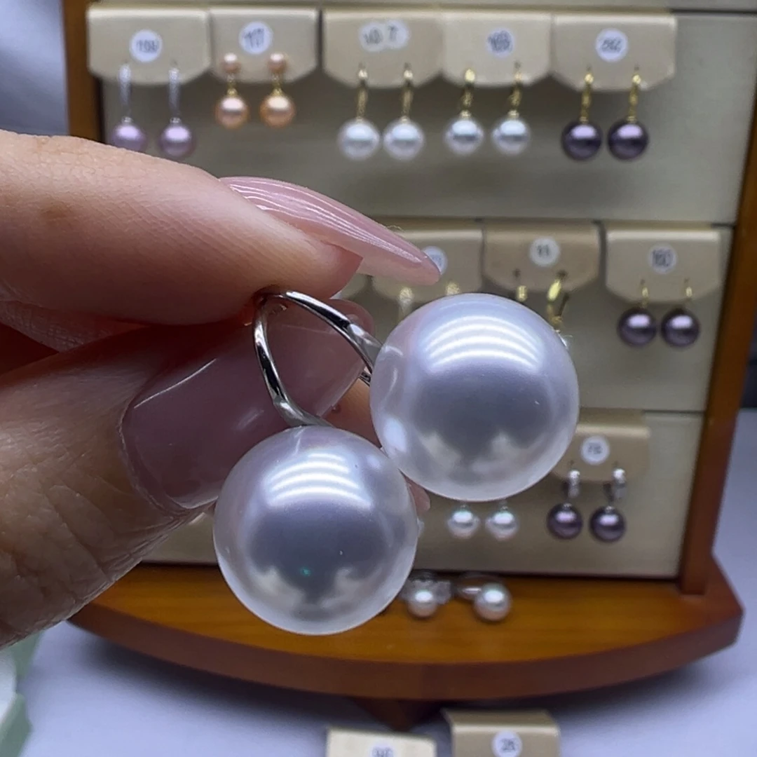 未镶嵌耳饰淡水珍珠