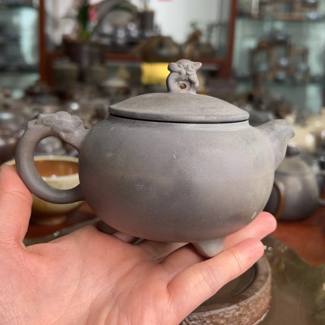 贵台龙窑柴烧茶壶A16
