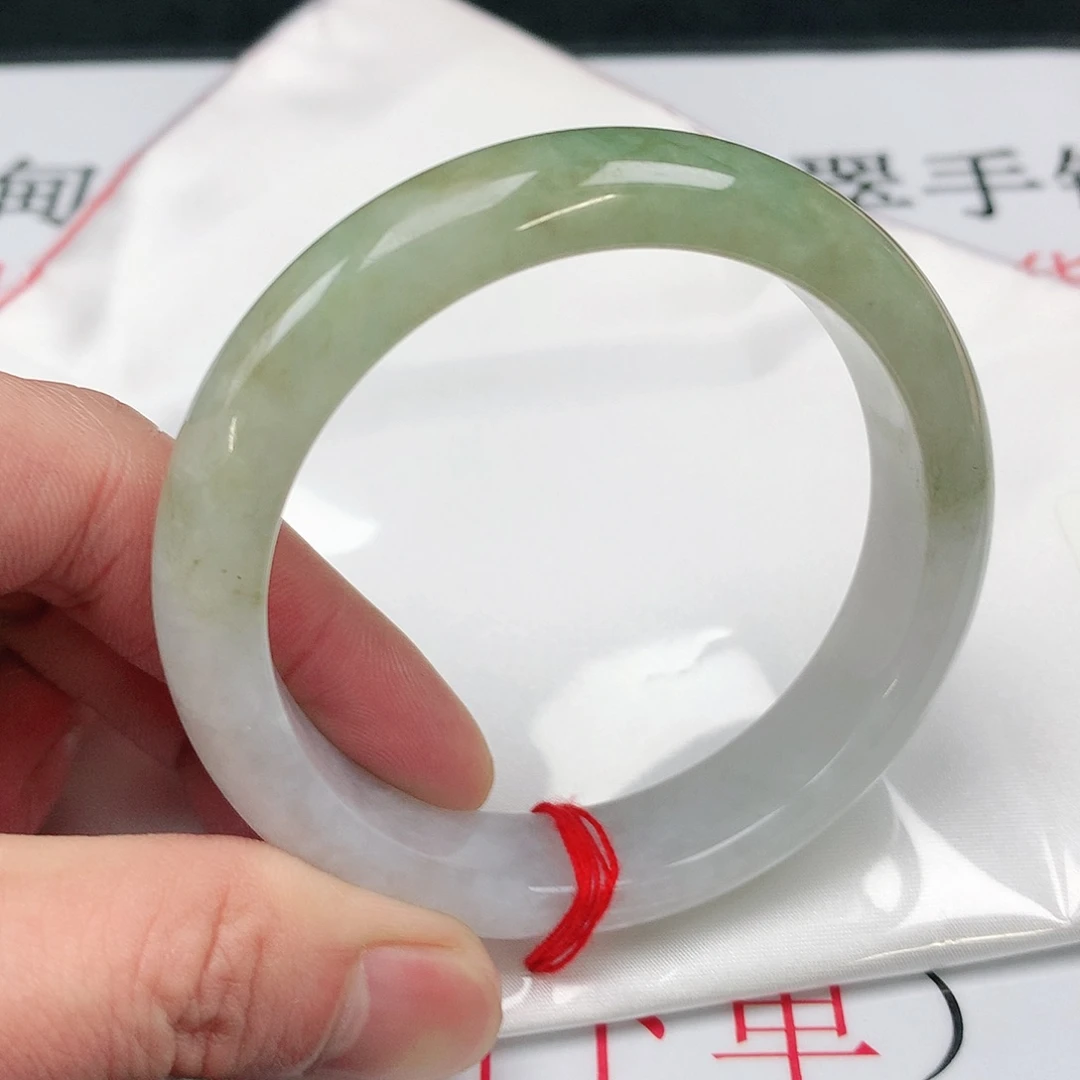 翡翠手镯未镶嵌圈55