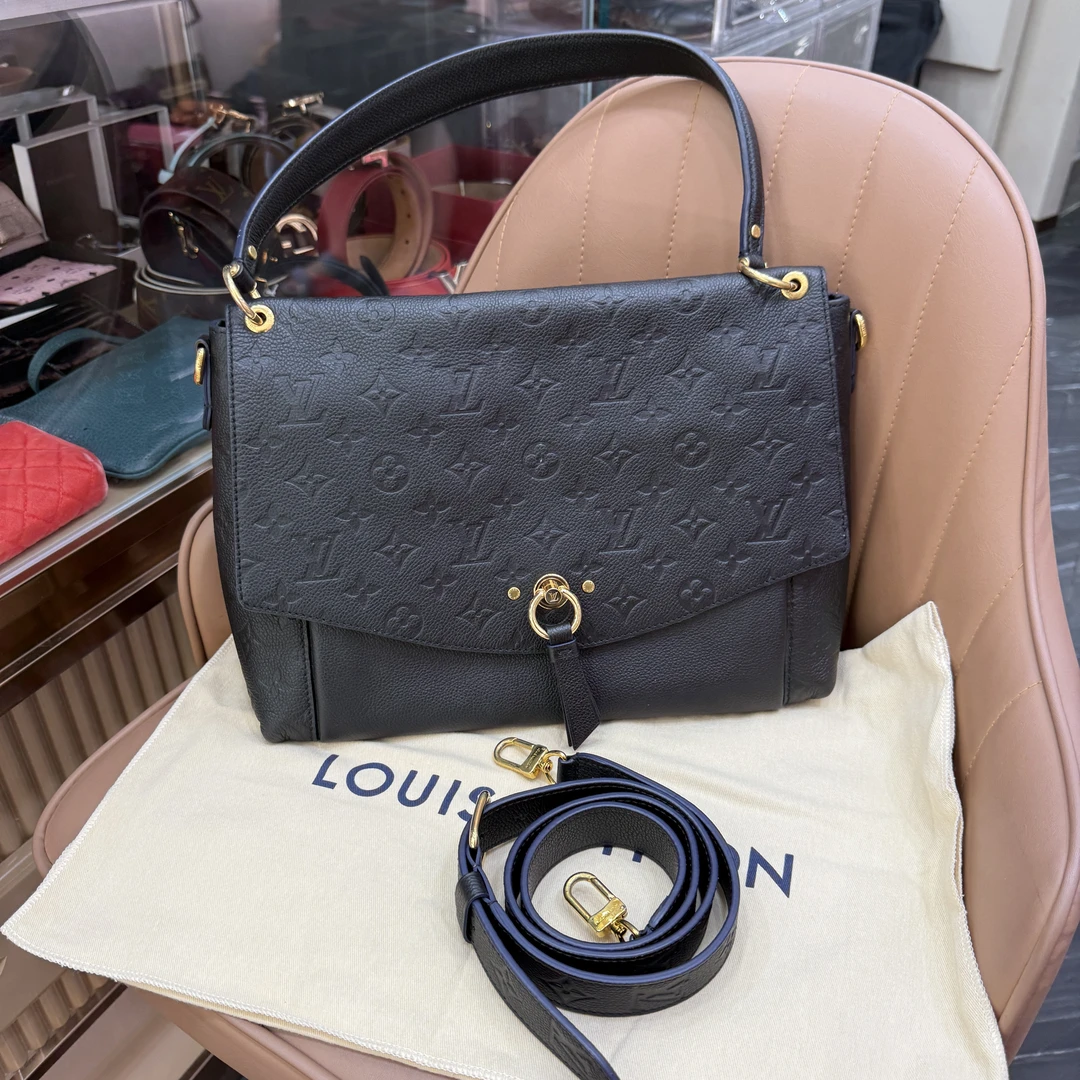 95新 LouisVuitton/路易威登 XSY/黑色手提单肩包