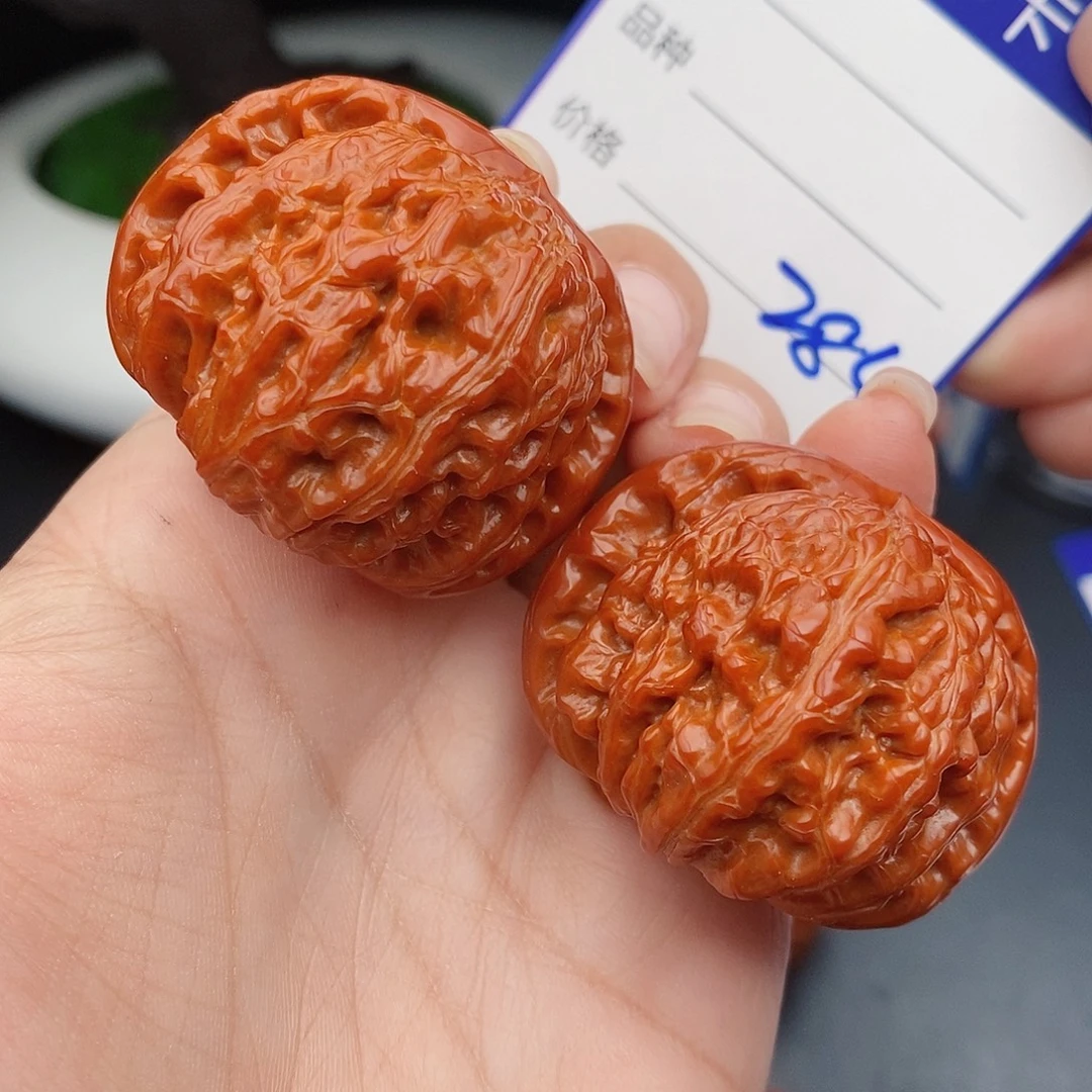 把件文玩核桃42闷白284