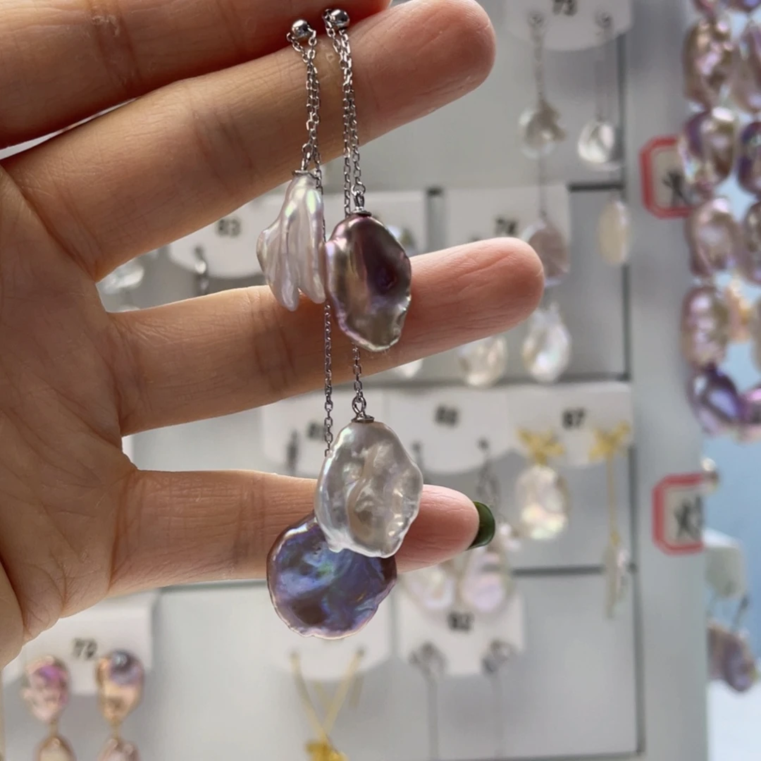 淡水珍珠银S925镶嵌颈饰@****姐