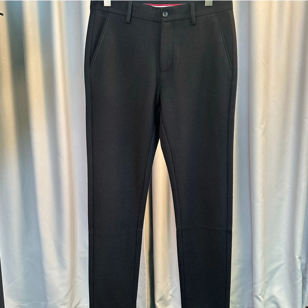 CHOOSE/乔士新款商务休闲长裤男士羊毛裤子修身九分裤百搭时尚903