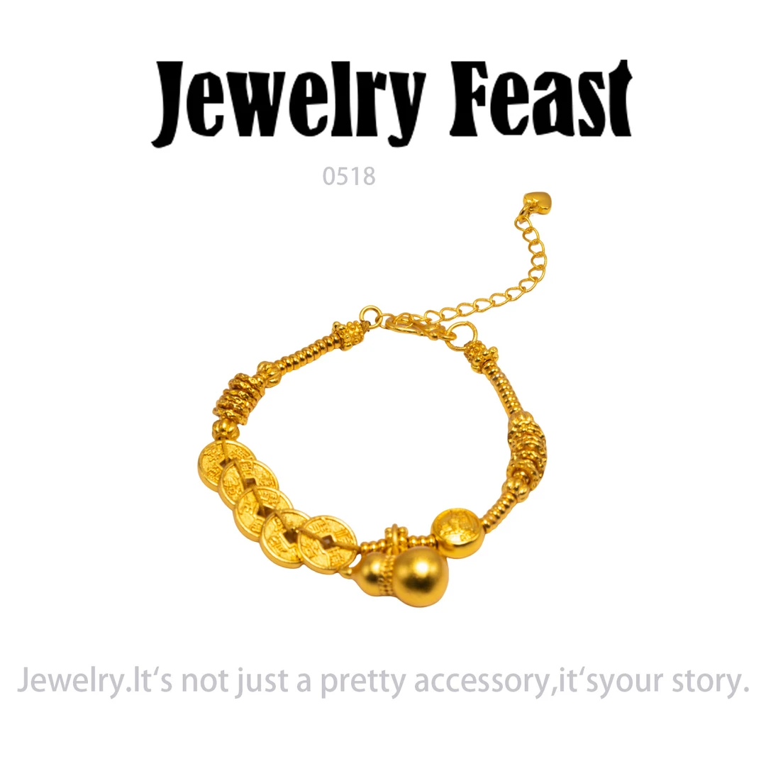 铜合金手链 时尚百搭轻奢设计师手链~0518