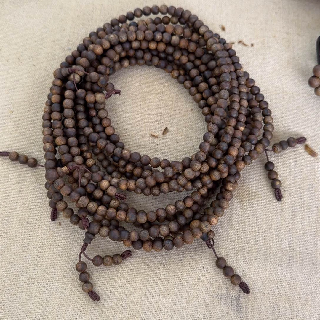 沉香手串绿奇楠多圈约0.6-15多样性发一条