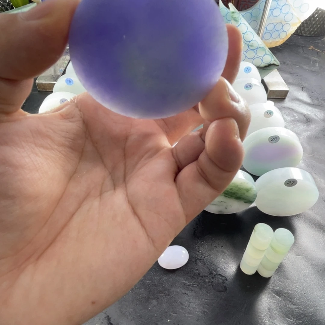 定制翡翠未镶嵌雪*