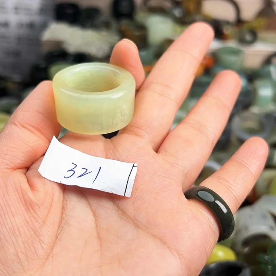 【闪购商品】合金蛇纹石玉戒指A**源