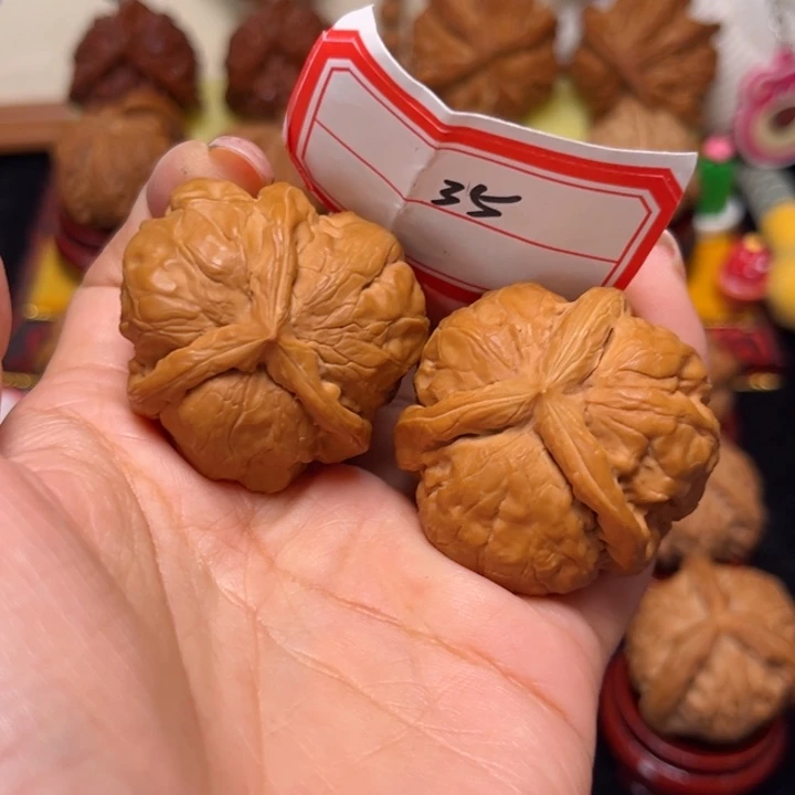 吊坠文玩核桃39大尺金蟾奔35