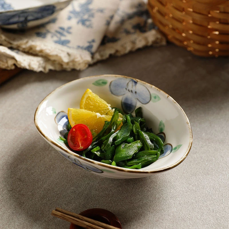 陶瓷餐具火锅盘子烧烤的风碗碗小菜好看和手绘高颜值碗日式料蘸碗