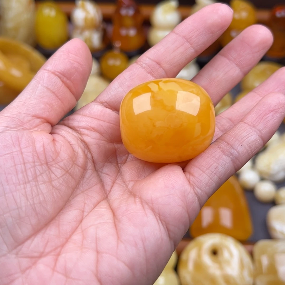 琥珀裸石未镶嵌无*纯天然琥珀蜜蜡无优化